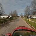Officer conducts crash follow-up at apartment