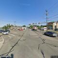 Unoccupied disabled vehicle blocking Pine Avenue