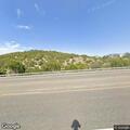Traffic hazard blocking eastbound highway lane
