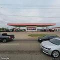 Traffic stop of gray sedan ends at Exxon station