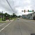 Vehicle hits utility pole at Rock and Main