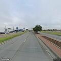 Vehicle hits road sign near Hays roundabout