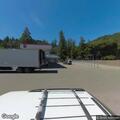 Unattended campfire reported near gas station