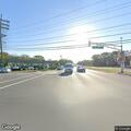Blown transformer with smoking pole on Route 70