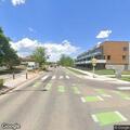 Injury crash involving pedestrian on Walnut Street