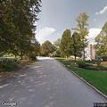 Vehicle off roadway into yard on Westgate Circle