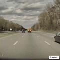 Single-car crash involving red Mazda on I-295
