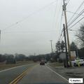 Traffic blocked by two vehicles on Valley Forge Road