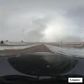 Traffic stop involving blue Pathfinder SUV
