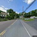 Tree blocks roadway on Stone Quarry Road