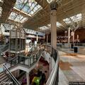 Person reports abdominal pain at mall restroom
