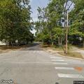 Tree hanging into roadway at Franklin and Jefferson