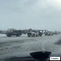 Officer blocking westbound lane after crash