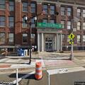 Motor vehicle crash at Mercer County building