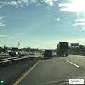 Car hits deer on New Jersey Turnpike