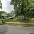 Tree partially blocking road on Fieldston Road