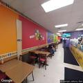 Elderly woman vomiting at Asian Food Market