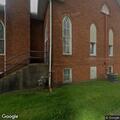 Vehicle leaking fuel in church parking lot