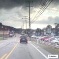 Traffic stop on gray Jeep on Library Road