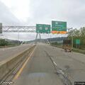 Two-car crash on US 22 at Veterans Memorial Bridge