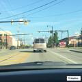 Traffic stop on gray Ford pickup in Pittsburgh