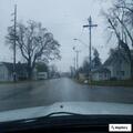 Speeding pickup runs stop sign in Fairmount