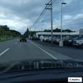 Tractor-trailer pulls down power lines on Logan Blvd
