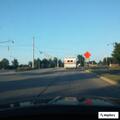Crash with airbag deployment at Cumberland and Sagamore