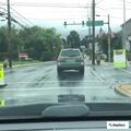 Traffic stop involving silver pickup truck