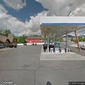 Truck hits street signs near Midway Chevron