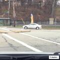 Traffic stop on Perry Highway at Shelbourne Avenue