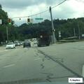 Report of people riding in back of moving truck