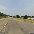 Single-vehicle rollover with smoke and airbags deployed