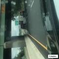 Traffic stop on white Lexus with unreadable plate