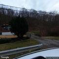 Disabled tractor trailer stuck on closed road