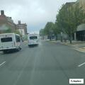 Traffic stop involving white box truck