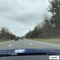 Disabled van in median on I-78 eastbound
