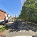 Unattended dump truck blocking Warren Avenue