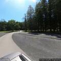 Officer checks group at Stone Valley cabins