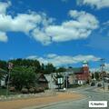 Car hits telephone pole at Rochester roundabout