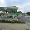 Two-car crash at gas station, no injuries reported