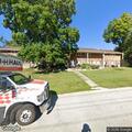 Natural gas odor reported near meters outside building