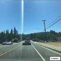 Car occupants threw liquid on passing vehicle