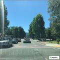 Disabled minivan blocking lane on Highway 3