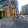 Traffic congestion blocks 42nd Street near 8th Avenue