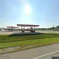 Traffic stop involving red SUV at Fast Stop
