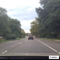 Disabled car with flat tire on westbound LIE