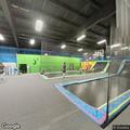 Automatic sprinkler alarm at trampoline center