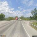 Road blocked by heavy debris near Clark Road