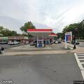 Traffic stop in front of Exxon station